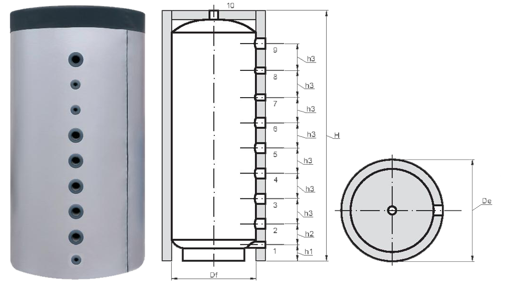 S tank p. Теплоаккумулятор s-Tank at 1000. Баки s-Tank at Prestige 1000 л. Теплоаккумулятор s-Tank 1500.