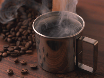 анимация чашечка кофе
