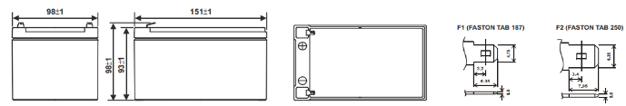 HR 1251 W размеры HR 1251 W размеры