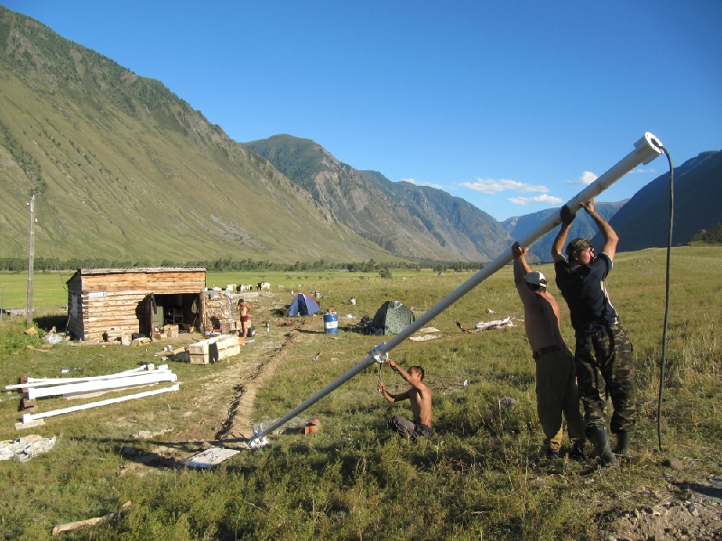 монтаж ветряков