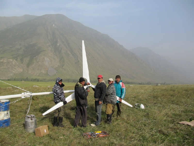 монтаж ветряков